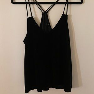 Black Velour Shirt